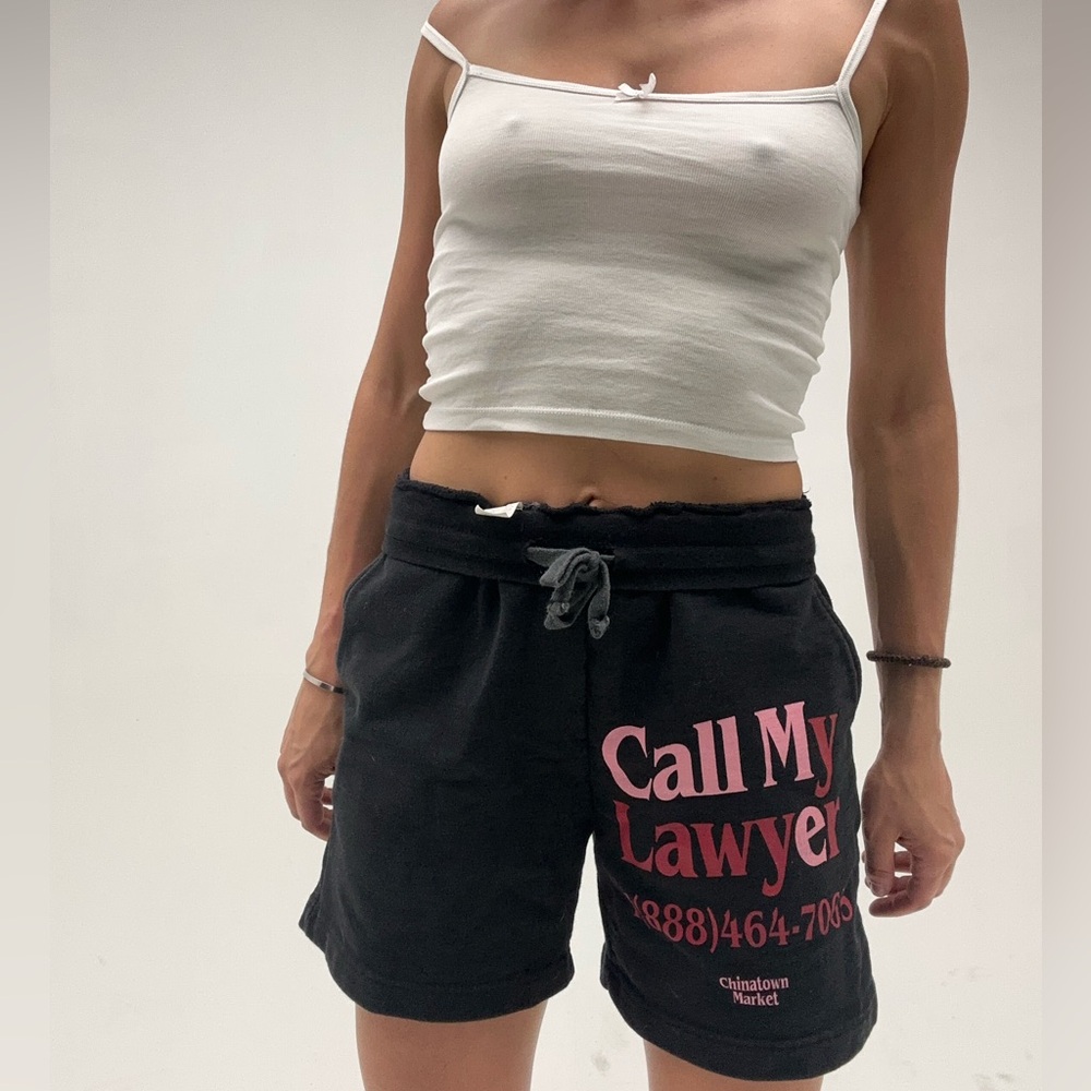 Call my lawyer sweatpants shorts